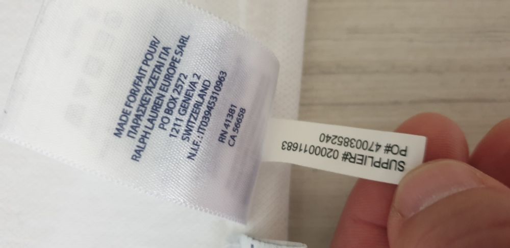 POLO Ralph Lauren Wimbledon Pique Cotton / 2XL ОРИГИНАЛ! Мъжка Тениска