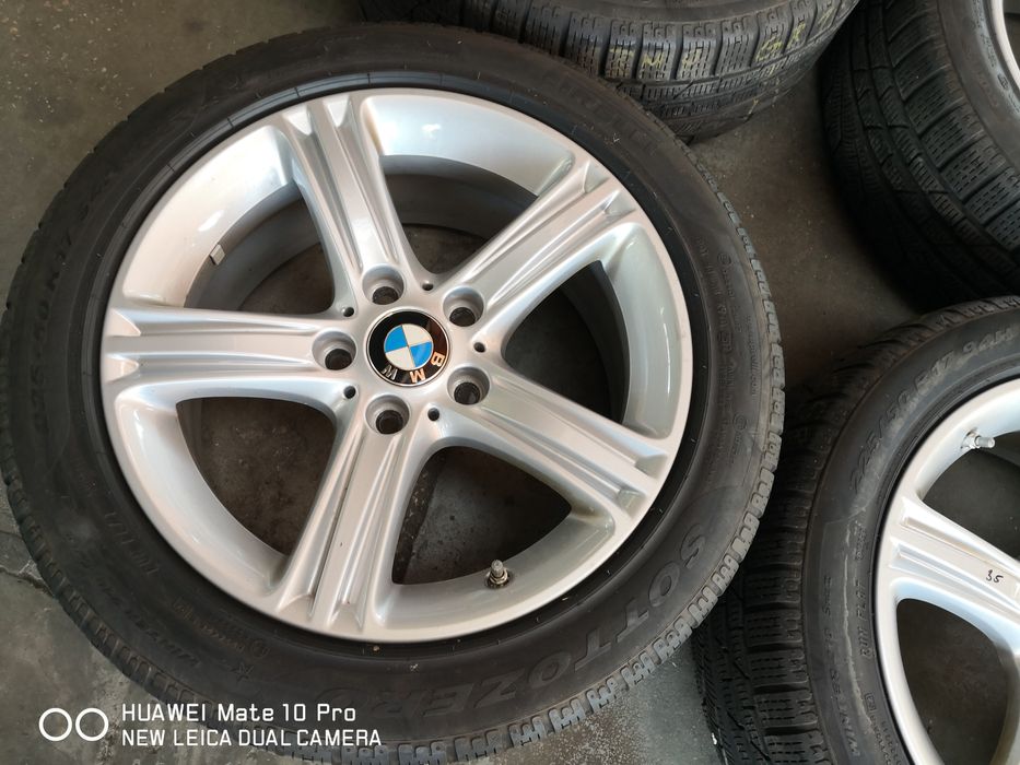 5х120 бмв bmw 5x120 17 цола джанти с датчици оригинални с гуми