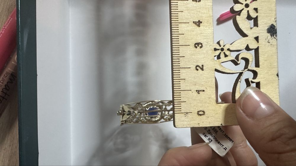 Золотой браслет с бриллиантоми