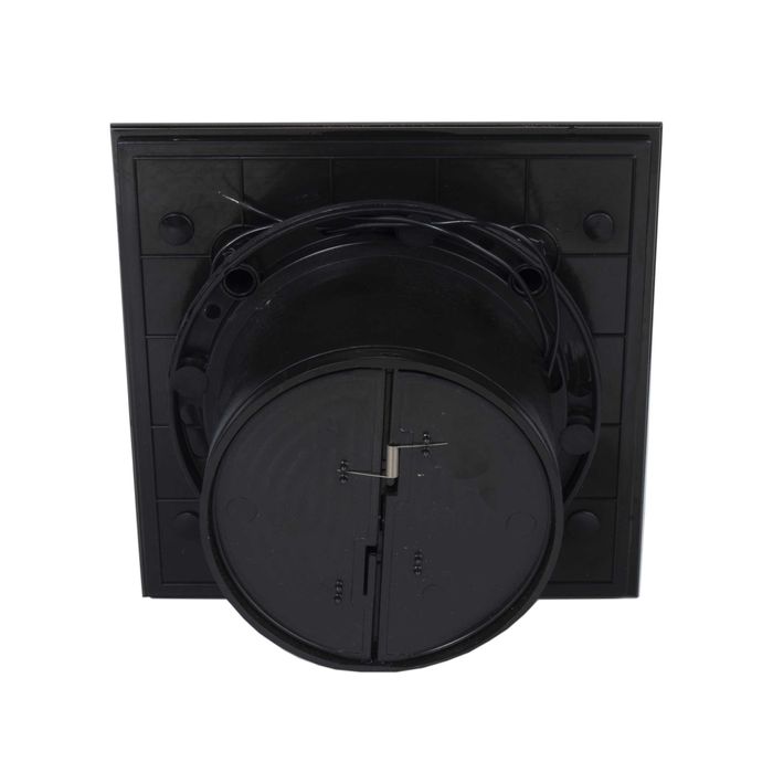 Вентилатор за баня дизайн. стъкло Мат/Гланц клапа Турбо дебит 169м3/ч