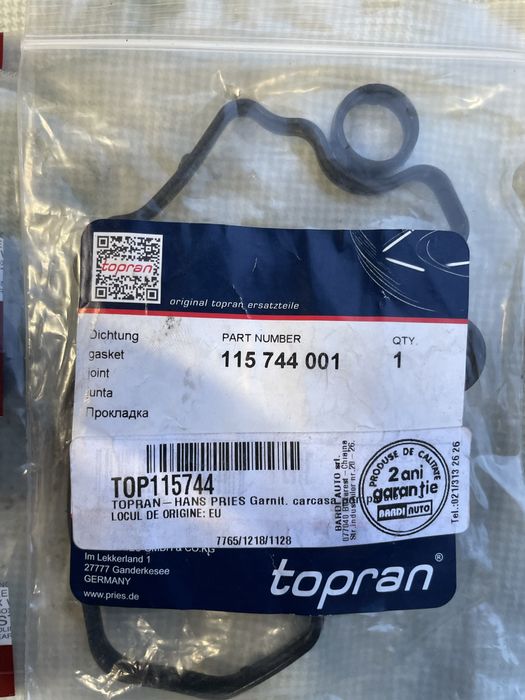 Garnituri Termostat si Carcasa filtru de ulei