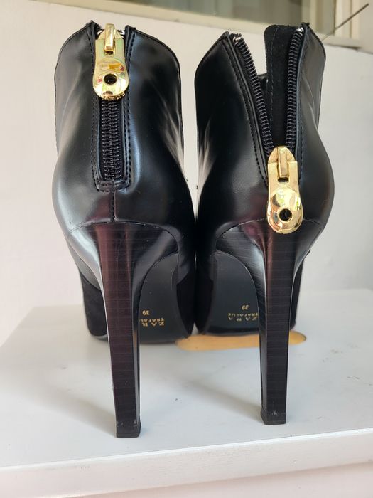 Zara Trafaluc - botine toc cui elegante marimea 39 editie limitata