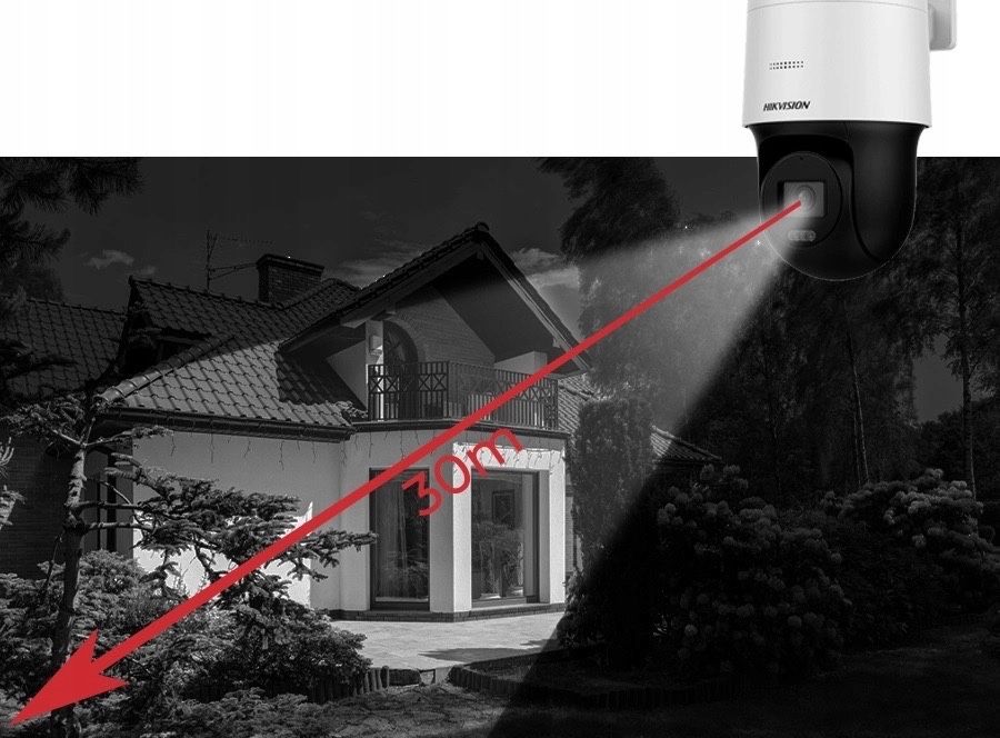 Camera miniPT IP 4MP, lentila 2.8mm, IR si White Light 30m