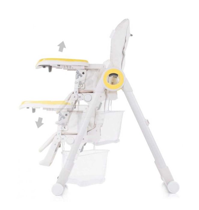 Столче за хранене Chipolino Master Chef,жълто