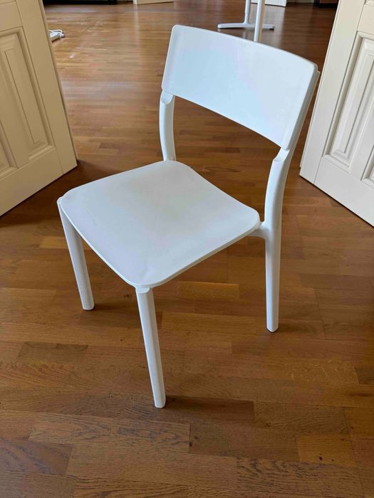 Scaun IKEA plastic alb, 16 bucati