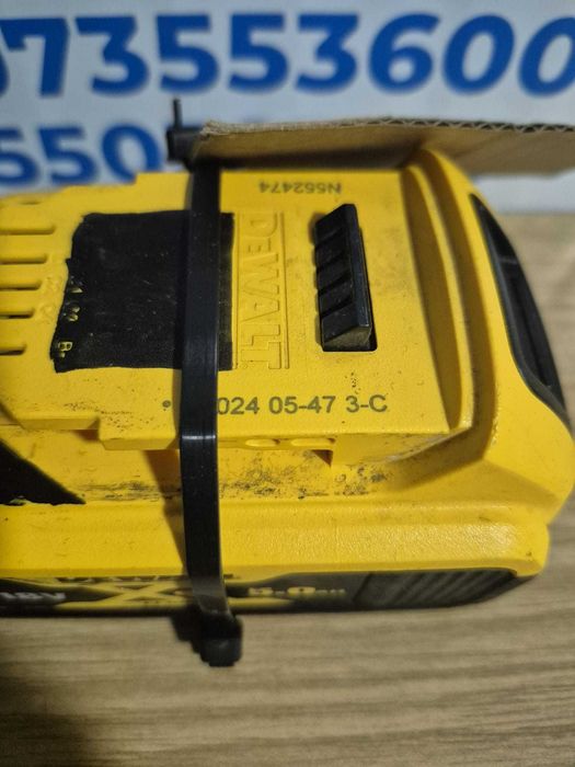 baterie dewalt 18 v 5 ah - lot 12-25-25