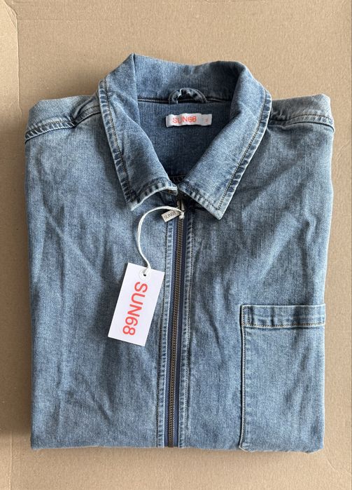 SUN68 Denim Overshirt ОРИГИНАЛНО мъжко дънково яке - M и XL