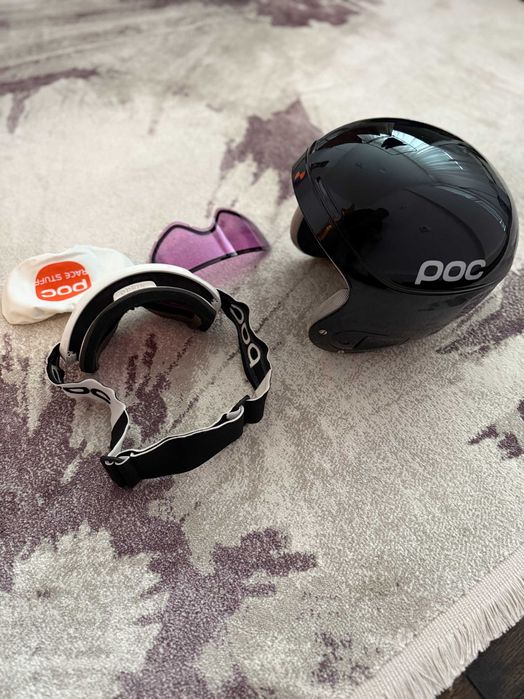 Ски каска и очила POC