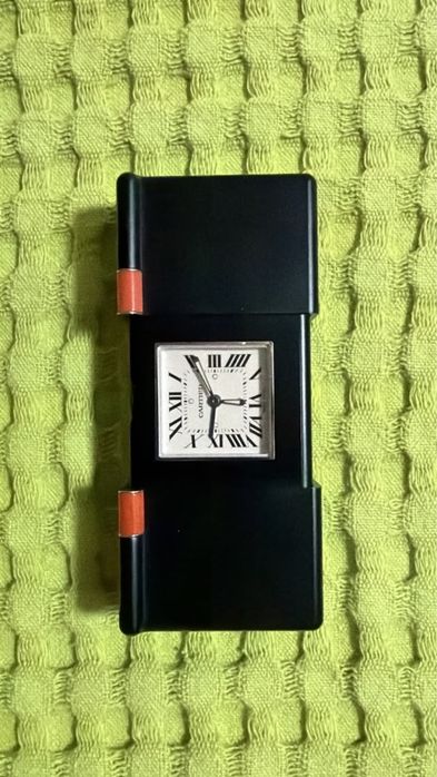 Cartier Coral Pendulette / Noire et Corail