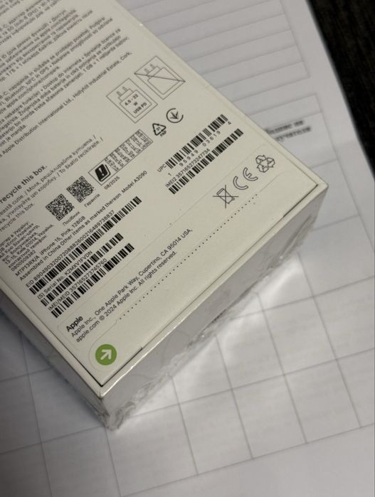 ***ЗАПЕЧАТАН 128GB iPhone 15 and ttec Гаранция от A1 до 2027 Pink