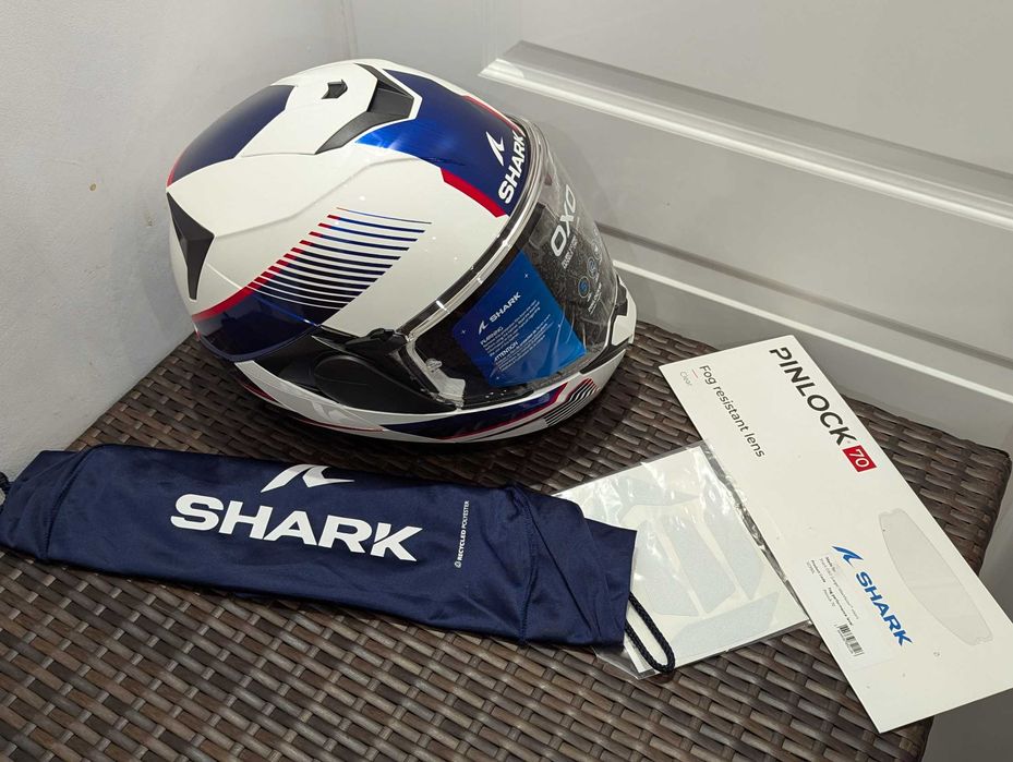 Casca moto Shark OXO, marime L - flip-back, ochelari de soare
