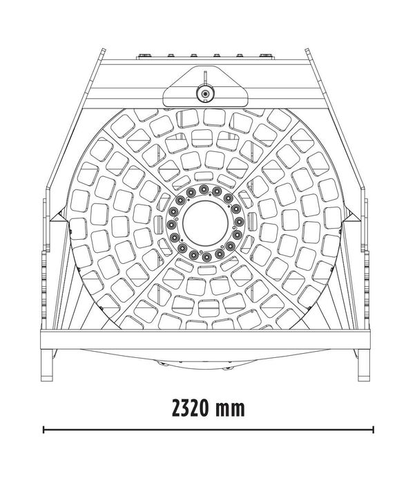 Cupe de SORTARE MB CRUSHER S23 pt Excavator recomandat 35-50 Tone