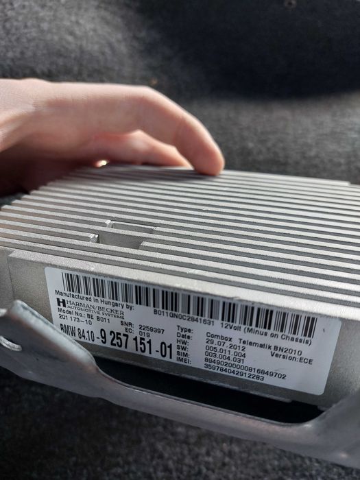 Modul bluetooth combox Bmw F10 F11 F30 F31 9257151