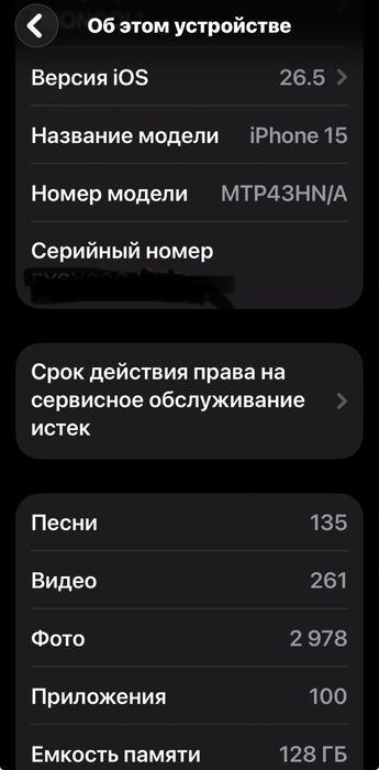 Продам IPhone 15 128гб