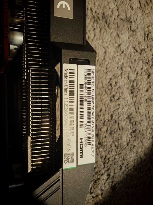 Видео Карта SAPPHIRE Radeon RX 9060 XT Pulse OC 16GB GDDR6