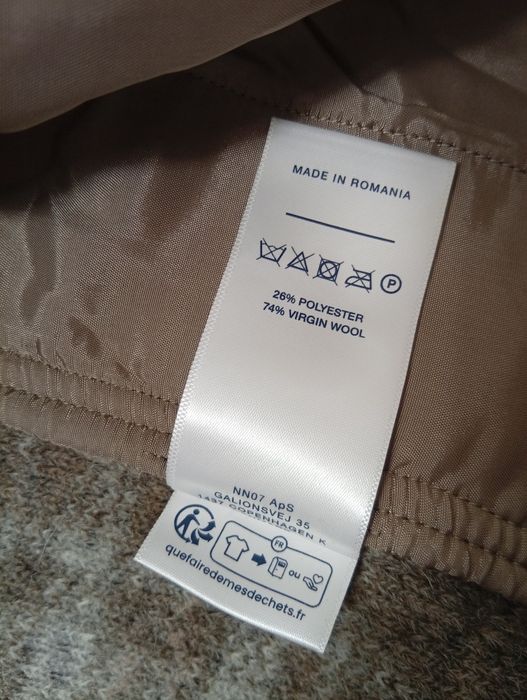 NoNatioality 07 Virgin Wool Jacket / 100% cotton Shirts