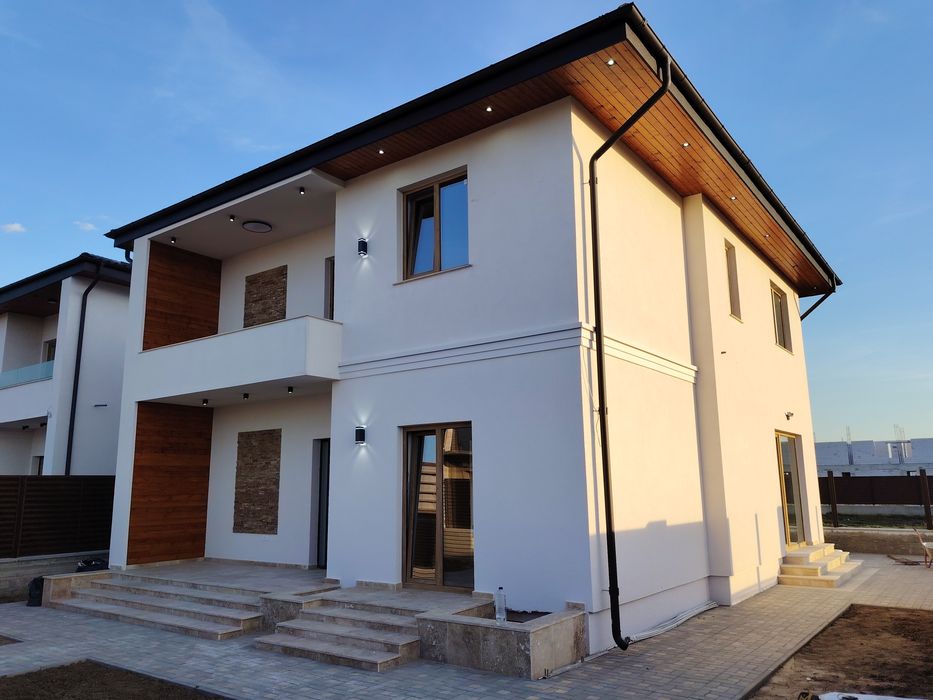Vila Dobroiesti 5camere, 3 bai, cartier rezidențial, strada ASFALTATA