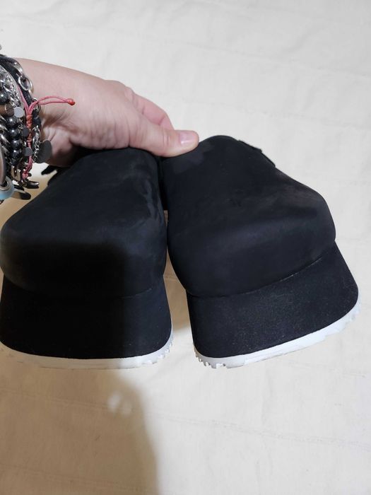 Vand saboti Calvin Klein jeans din piele intoarsa