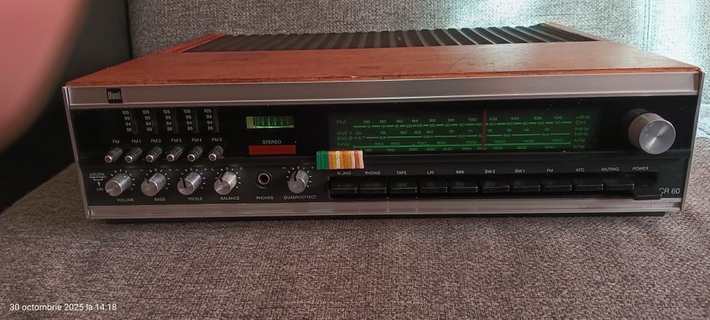 Amplituner Dual CR 60 vintage