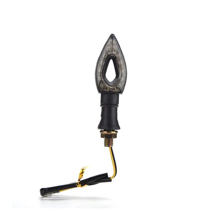 Set 2 Semnalizari Led Moto Atv Fumurii Negre Cross SMD fata spate A412