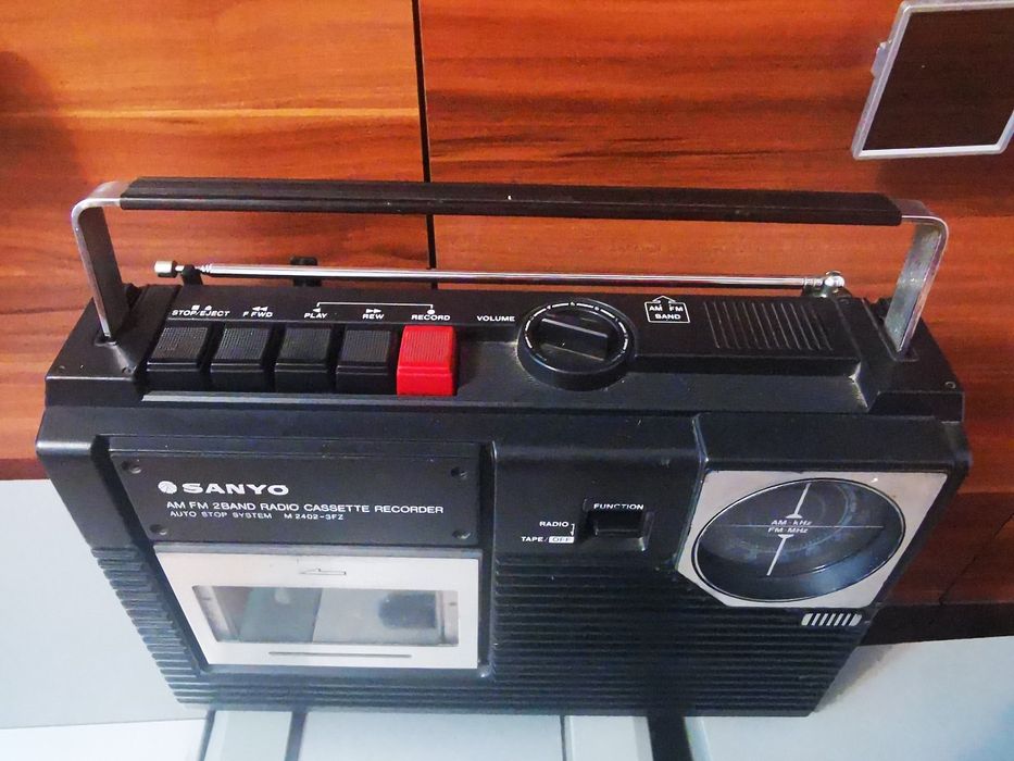 Radiocasetofon Sanyo Radio