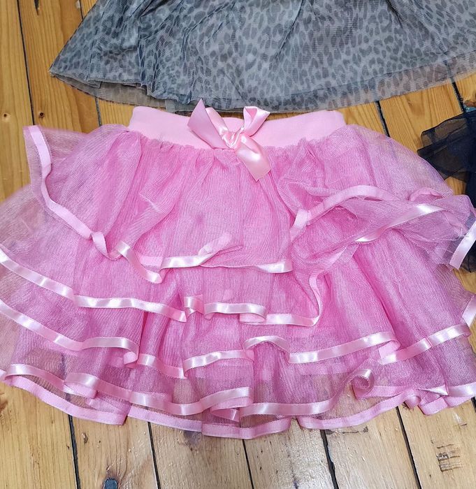 Дънков сукман с тюл и 2 бр поли тип пачки