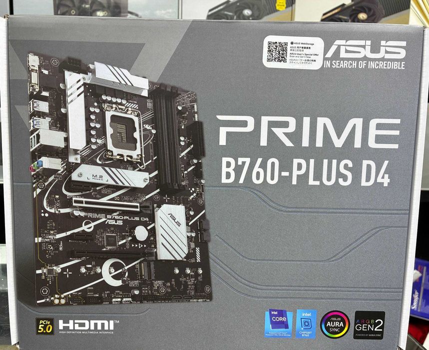 Asus PRIME B760 PLUS DDR4 (PC5.0 / LAN 2.5GB)