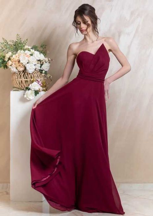 Официална рокля - зелена