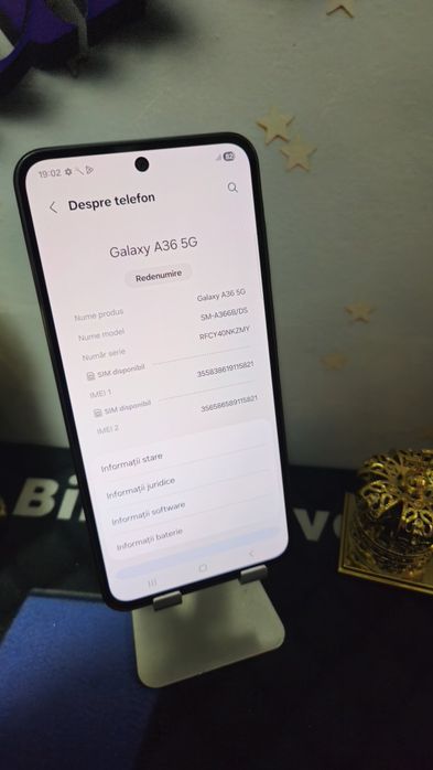 Samsung A36 5G 128GB 6GB Ram Duos.Preṭ fix!