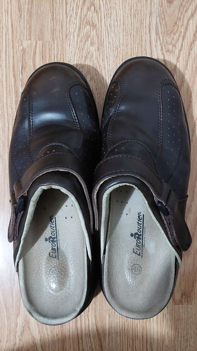 Мъжки кожени чехли EuroRoutier номер 45