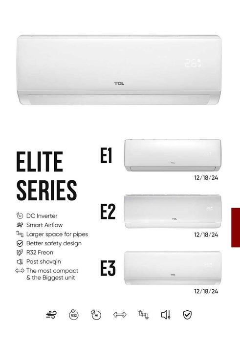 Кондиционер TCL ELIT/T Pro/F1 R32 фреон оптом и в розницу