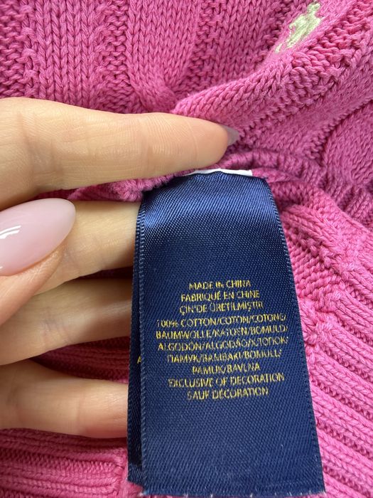 Polo Ralph Lauren розов пуловер за момиче 12-14 години