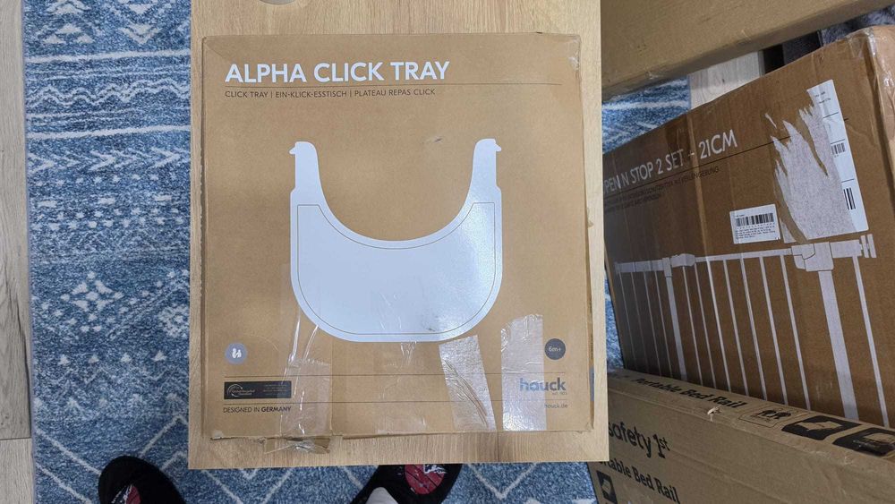 Tavă Alpha Click – pentru scaun de masă, ca nouă