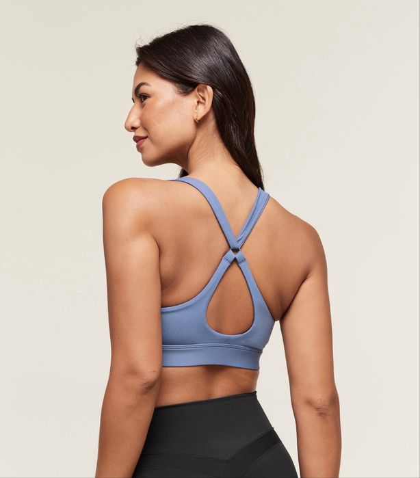 Bustiera Gymshark Peek a Boo Warm Blue S