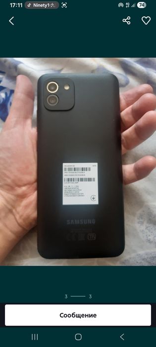 Продам galaxy A03 samsung.