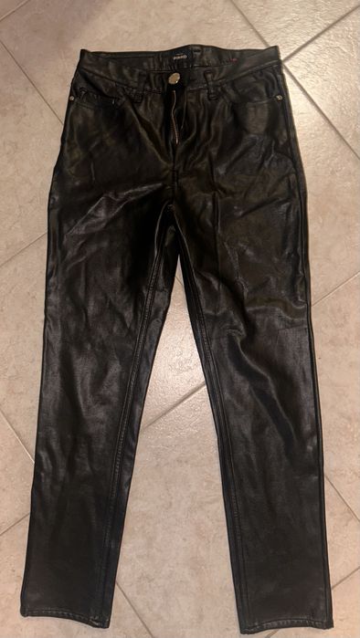 Дамски кожен панталон Pinko