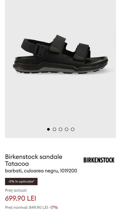 Sandale originale BIRKENSTOCK Taracoa mas 45