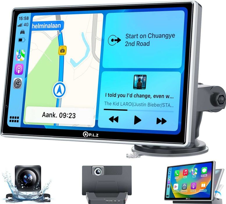 Мултимедия PLZ 7" Apple и Android Carplay, две камери