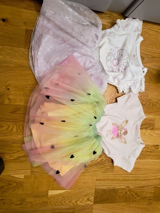 Lot costume bebeluși bluze și fuste printesa