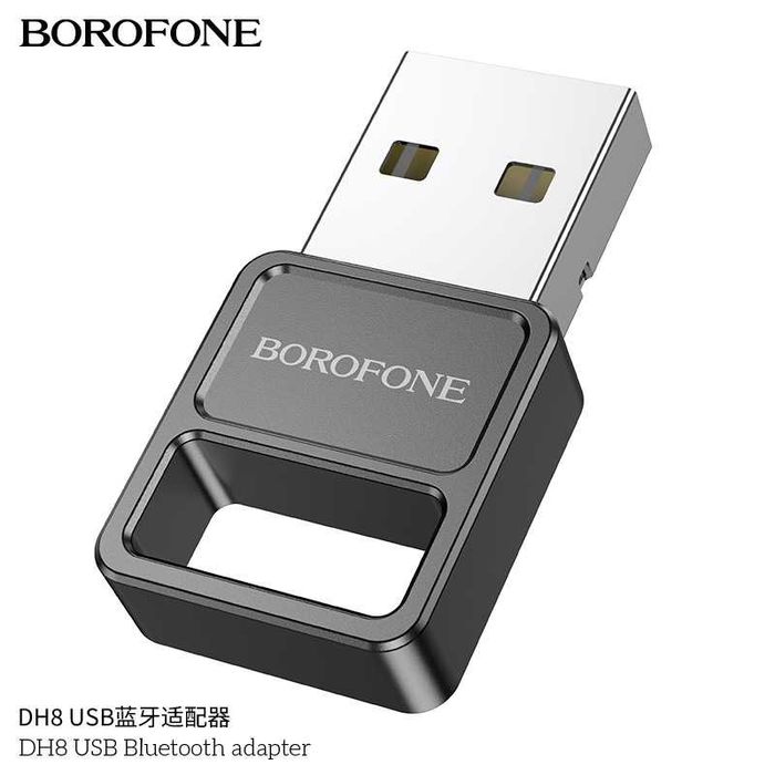 Borofone DH8 Adapter Usb to Bluetooth v5.1 multi-device speed 3.0 Mbps