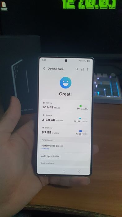 Samsung S25 ultra 12/256