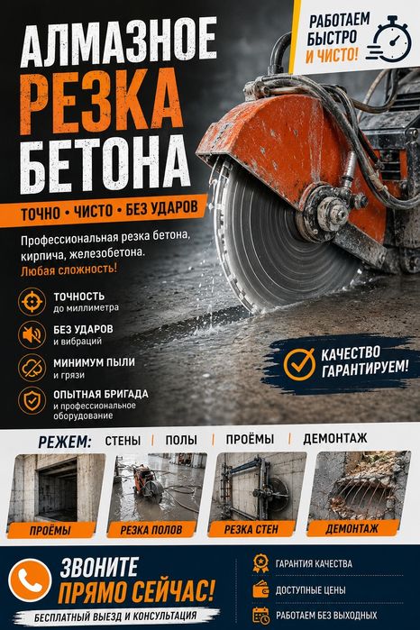 Алмазное резка бетона