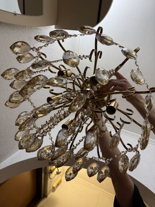 Люстра хрустальная 6 лампочек