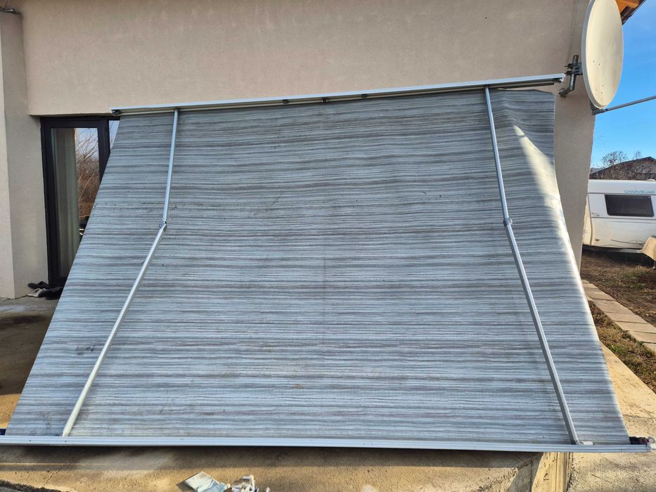 Veranda rulota/autorulota 3.5 m si 4.5 m fiamma f45s si omni v10