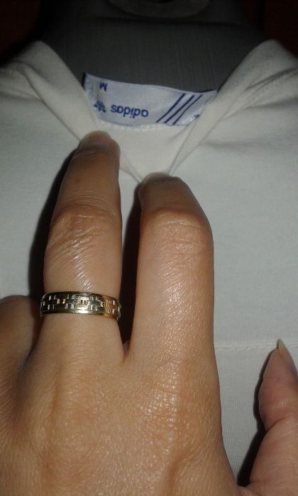 Tricou /Bluza kimono / Maiou alb cu negru Adidas , M