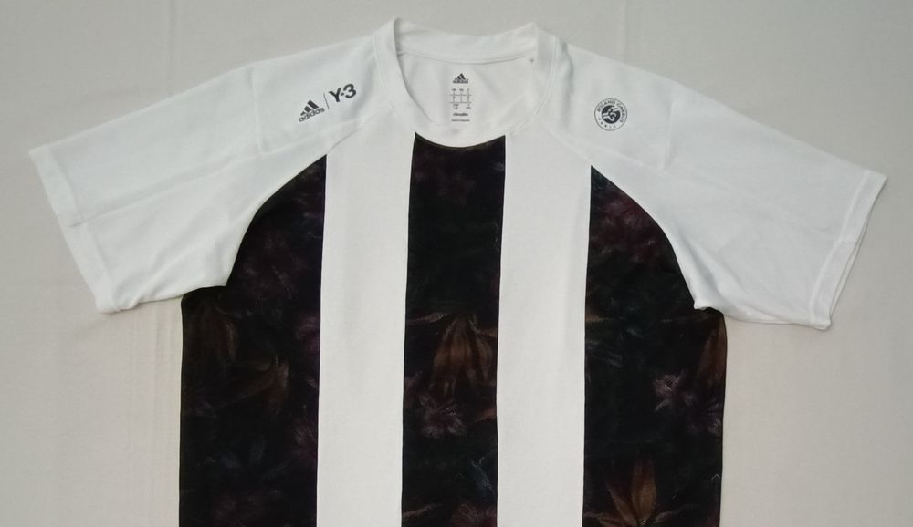 Adidas Y-3 Roland Garros Tennis Jersey оригинална тениска L Адидас спорт тенис фланелка