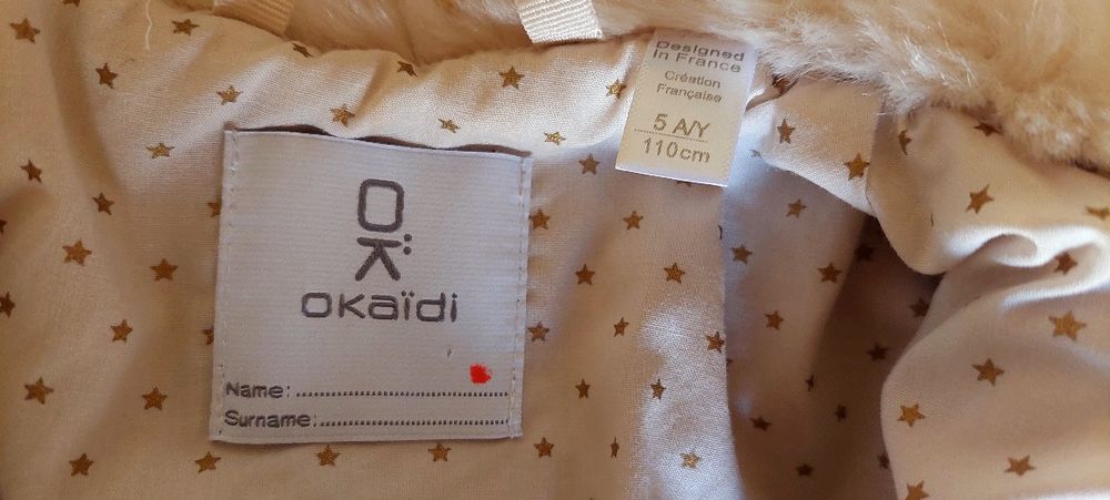 Ново детско палто за момиче Okaidi