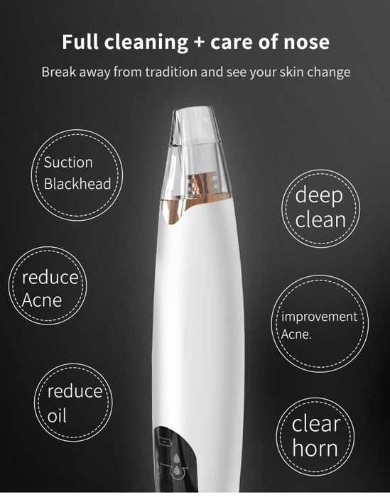 Уред за премахване на черни точки и несъвършенства по лицето