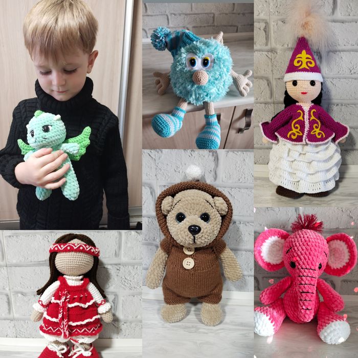 Вязаные игрушки на заказ