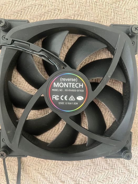Вентиляторы для ПК Montech AX 120 pwm, RX 140 pwm